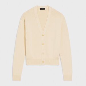 Theory cream cardigan